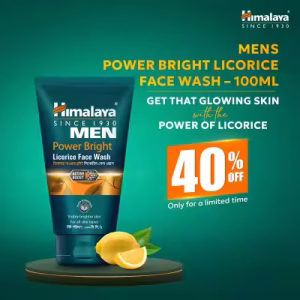 Himalaya Men Power Bright Licorice Face Wash 100 ml