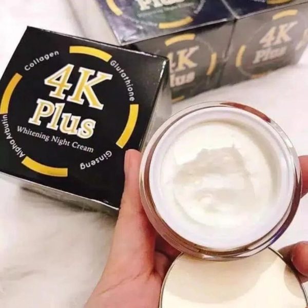 4K Plus Whitening Night Cream 5X – For Bright & Spot-Free Skin - Image 2