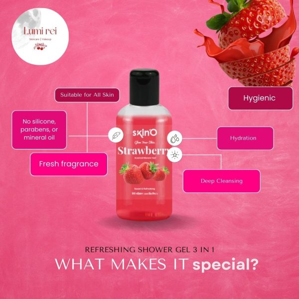 SkinO Shower Gel Strawberry