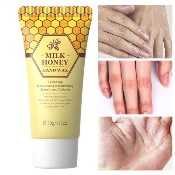 💞LAIKOU Japan Milk Honey Repair Hand Wax, 💞50ml - Image 2