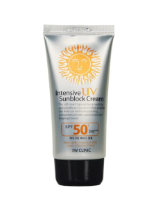 3W Clinic Intensive UV Sunblock Cream SPF 50+PA+++