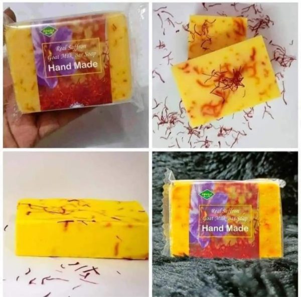 সম্পুর্ন ক্যামিকেল ফ্রি উপাদান দিয়ে Saffron Soap বানানো - Image 2