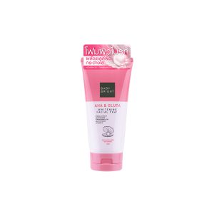 Baby Bright AHA & Gluta Brightening Facial Foam – Deep Clean & Glow Face Wash for All Skin Types