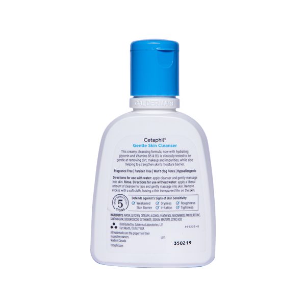 Cetaphil Gentle Skin Cleanser Dry Sensitive Skin Size: 118ml - Image 2
