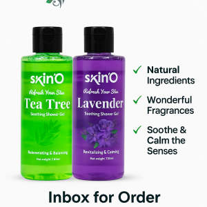 Skino Moisturizing & Refreshing Shower Gel – Long-Lasting Fragrance & Soft Skin Feel