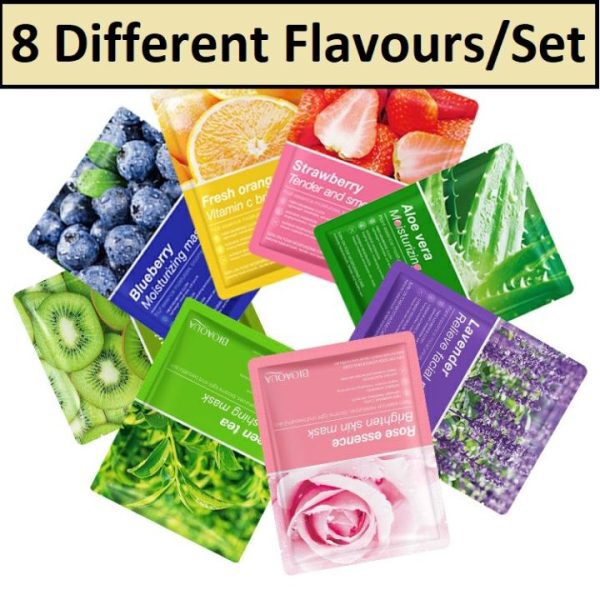 Bioaqua Sheet Mask – Hydrating & Brightening Facial Sheet Mask for Glowing Skin