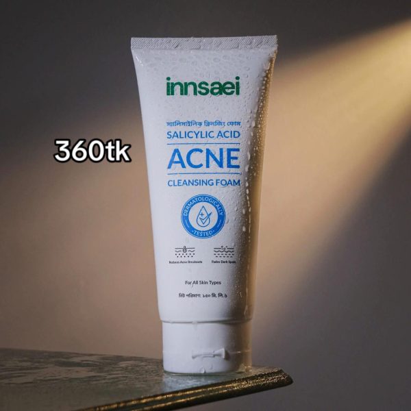 Innsaei Salicylic Acid Acne Solution Cleansing Foam 150ml - Image 2