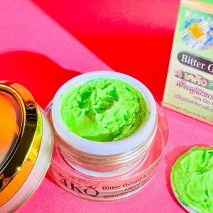 🧴 4KQ Bitter Gourd & Coconut Whitening Cream – 20g (Made in Thailand)