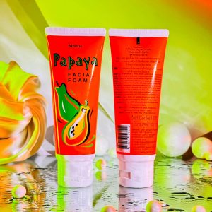 Mistine Papaya Facial Foam – With Papaya Enzyme Extract for Brighter, Healthier Skin (Made in Thailand)